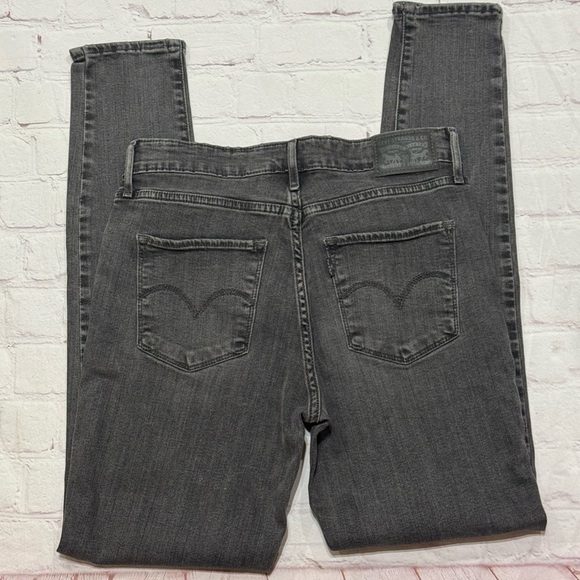Levi’s 721 Women’s high rise skinny stretchy jeans in charcoal grey size 28 EuC - Picture 6 of 15